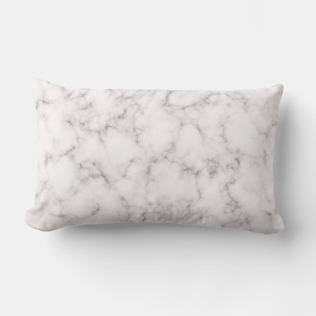 Coussin Rectangle Style de marbre élégant (Recto)