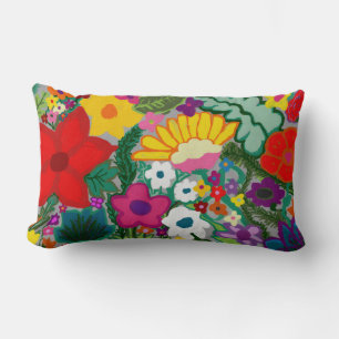 Coussin Rectangle style de peinture nature