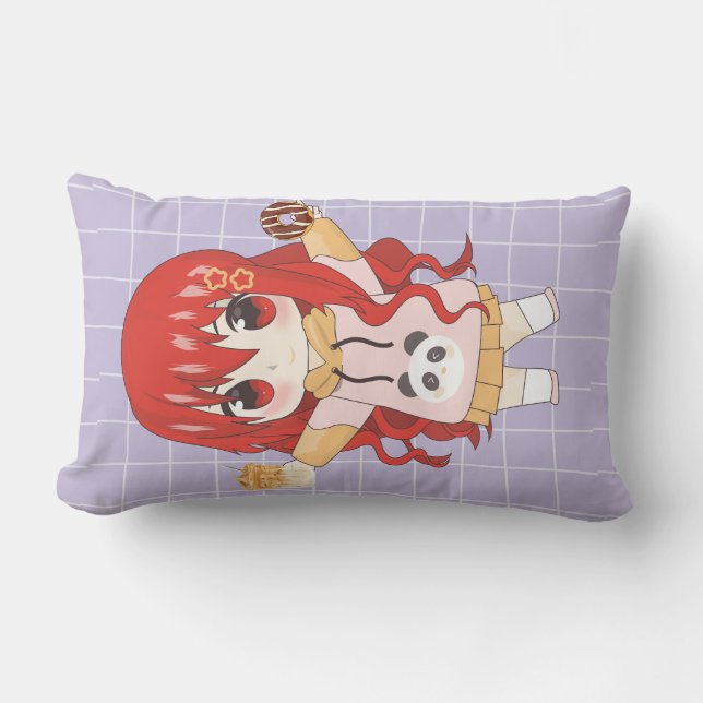 Coussin Rectangle style dessin animé (Recto)