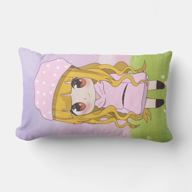Coussin Rectangle style dessin animé (Recto)
