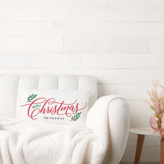 Coussin Rectangle Succursales de Noël Jeu sur mesure (Canapé)