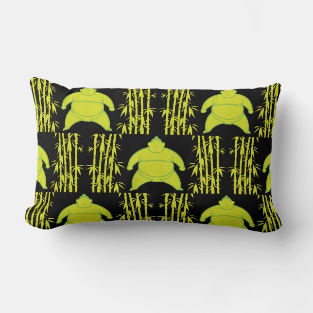 Coussin Rectangle Sumo Wrestler (Recto)
