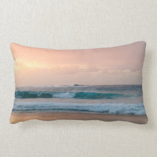 Coussin Rectangle Sunset Beach et océan