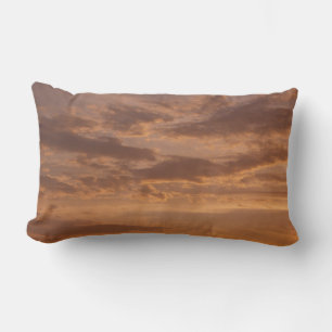 Coussin Rectangle Sunset Clouds II Pastel Nature Abstraite