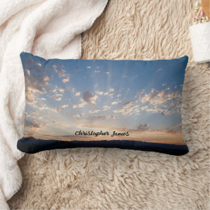 Coussin Rectangle Sunset Sky Personnalisé