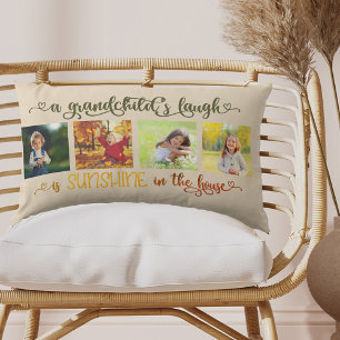 Coussin Rectangle Sunshine in the House Grandchild Citation 4 Photo