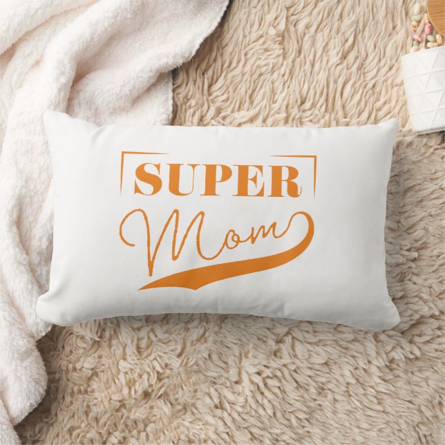 Coussin Rectangle Super Maman (Couverture)