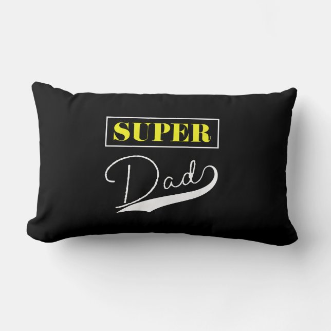 Coussin Rectangle Super papa (Recto)