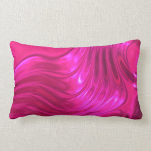 Coussin Rectangle Super rose glacé Hollywood Cerise