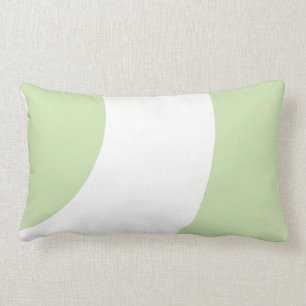Coussin Rectangle Superbe vert et blanc