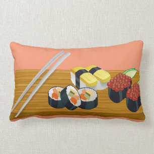 Coussin Rectangle Sushi Équipe