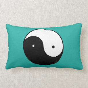 Coussin Rectangle Symbole de Yin Yang
