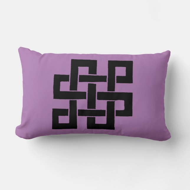 Coussin Rectangle Symbole : Nade-Takara-Nusubi (Recto)