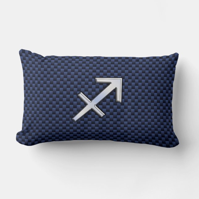 Coussin Rectangle Symbole zodiaque Sagittarius Impression en fibre d (Recto)