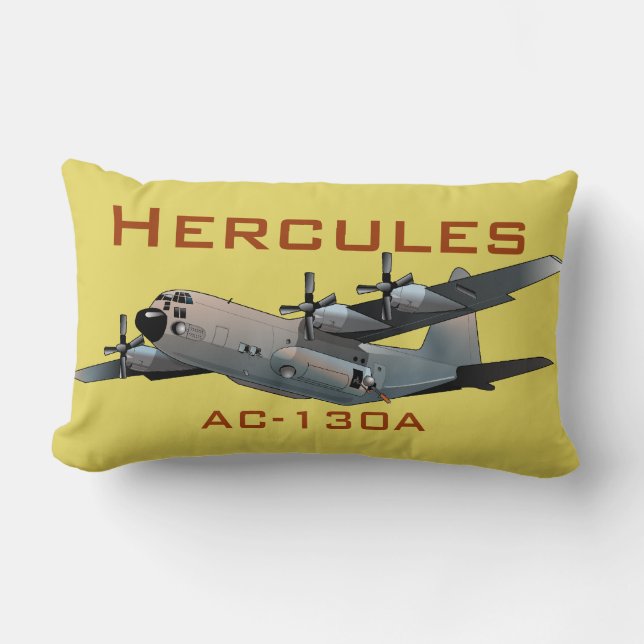 Coussin Rectangle T-shirt Hercules C-130 (Recto)