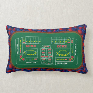 Coussin Rectangle Table de craps très amusants dans Casino Image Th