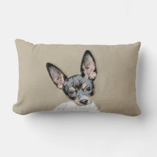 Coussin Rectangle Tableau Rat Terrier - Cute Original Chien Art