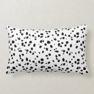 Coussin Rectangle Taches dalmatiennes, copie dalmatienne, fourrure