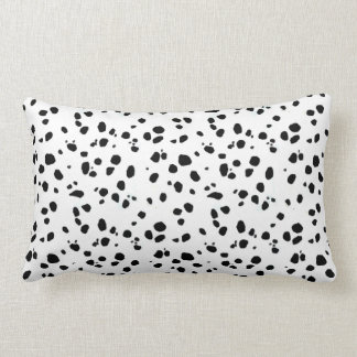 Coussin Rectangle Taches dalmatiennes, copie dalmatienne, fourrure