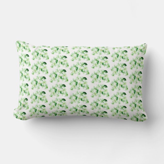 Coussin Rectangle Taie d'oreiller à motif de fleurs de cerisier funk (Recto)