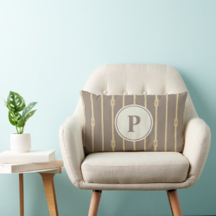 Coussin Rectangle Taie d'oreiller personnalisée avec noeud de corde
