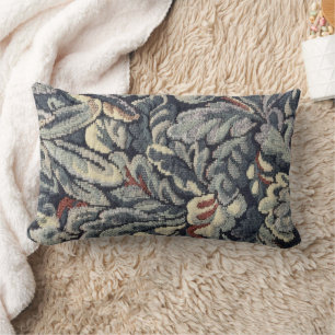 Coussin Rectangle Tapisserie Feuilles Jeu d'oreiller