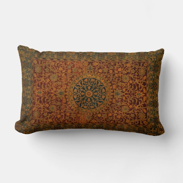 Coussin Rectangle Tapisserie tapis moquette William Morris (Recto)