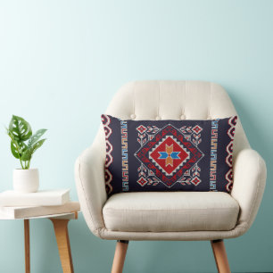 Coussin Rectangle Tapisserie vintage Kilim, Décoratif Turc Marocain
