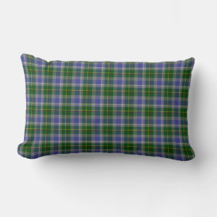 Coussin Rectangle Tartan d'état du Connecticut