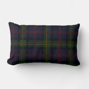 Coussin Rectangle Tartan Élégant Rustique Classique Malcolm