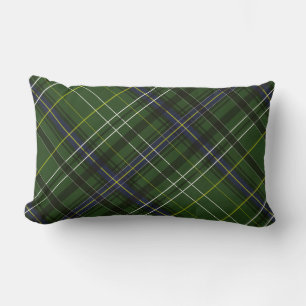 Coussin Rectangle Tartan en vert