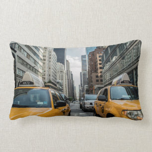 Coussin Rectangle Taxis jaunes iconiques de New York City