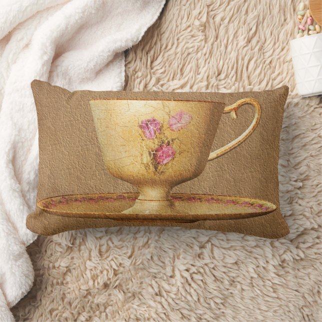 Coussin Rectangle Teacup vintage (Couverture)