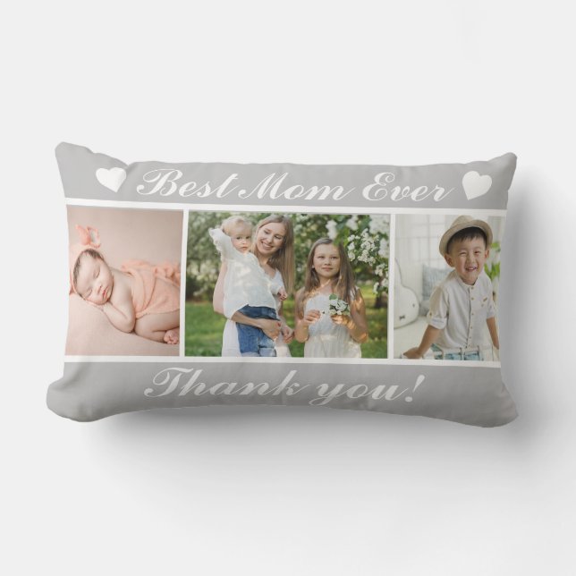 Coussin Rectangle Tendance Meilleure Maman Pour La Fête Des Mères (Recto)
