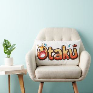 Coussin Rectangle Texte amusant Otaku