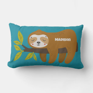 Coussin Rectangle Texte et couleur personnalisés