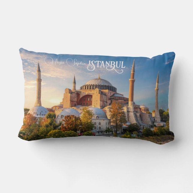 Coussin Rectangle Texte personnalisé Istanbul (Verso)