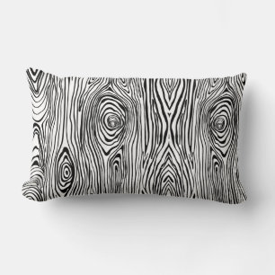 Coussin Rectangle Texture de Bois