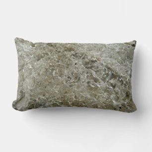 Coussin Rectangle Texture de glace glaciaire abstraite de la nature