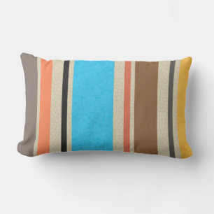 Coussin Rectangle Texture méditerranéenne en verre souillé de rayure