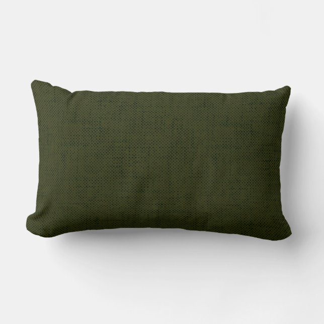 Coussin Rectangle Texture olive foncée (Recto)