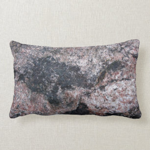 Coussin Rectangle Texture rose naturelle de roche