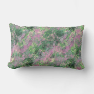 Coussin Rectangle Texture verte du printemps dégraissée