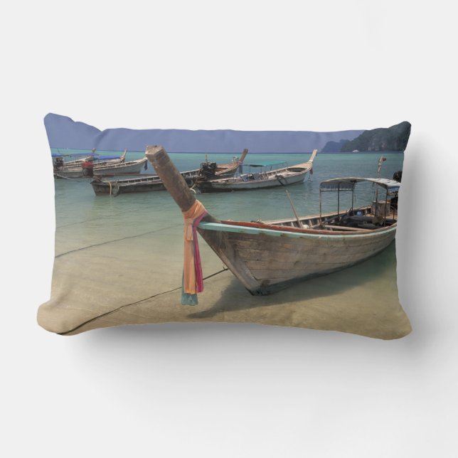 Coussin Rectangle Thaïlande, mer d'Andaman, île de Ko Phi Phi, (Recto)
