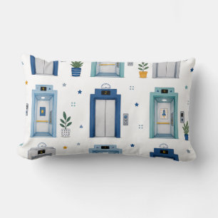 Coussin Rectangle The Elevator Collection - Édition Garçon 9 Ascense