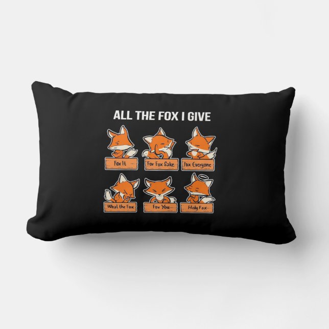 Coussin Rectangle The Fox I Give (Recto)