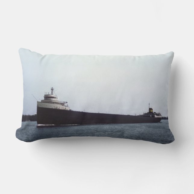 Coussin Rectangle The Legendary S.S. Edmund Fitzgerald (Recto)