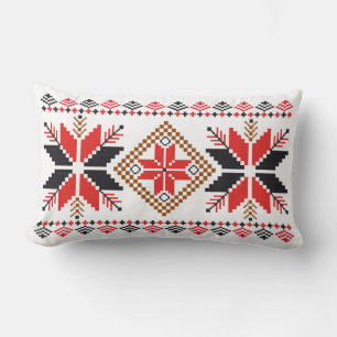 Coussin Rectangle tissage folklorique