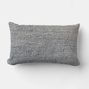 Coussin Rectangle Tissu Jeans