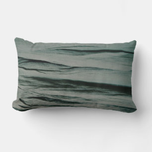 Coussin Rectangle Tissu rayé blanc et noir
